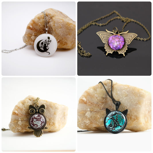 Whimsical Nature Necklaces